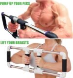 Push Down Bar Machine - Chest Expander at Home Workout Equipment, Arm Exerciser - Portable Spring Resistance Exercise Gym Kit for Home, Travel or Outdoors - Image 4