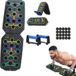 Push Up Board for Men, Home Workout Equipment Pushup Fitness, Portable Gym Equipment Burn Fat Strength Training Arm Men & Women Weights at Home