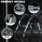 Twister arm Trainer,Chest Workout Equipment,arm and Chest Trainer,Adjustable Spring Workout Bar,for arm Workout Tool，65-110lb 3-Speed Adjustable Chest Workout Equipment Portable Home Fitness Equipment - Image 3