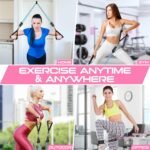 RENRANRING Resistance Bands for Working Out, 150LBS Exercise Bands, Workout Bands, Resistance Bands Set with Handles for Men Women, Legs Ankle Straps for Muscle Training - Image 5