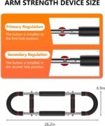 Twister Arm Trainer, Adjustable Resistance Spring Workout Bar for Chest, Arms, Shoulders and Forearms Muscle Training, Portable Home Fitness Equipment, Upper Body Strength Trainer - Image 5