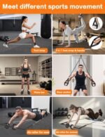 Push UP Board, Pilates Bar & Fitness Accessories, 25 in 1 Foldable Push up Bar at Home Gym, Workout Exercise Professional Push Up Strength Training Equipment for Man and Women - Image 8