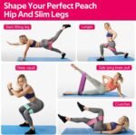 WALITO Resistance Bands for Working Out, Fabric Exercise Bands for Legs and Butt, Workout Bands for Women and Men, Booty Band for Yoga Starter Set, Pilates, Rehab, Fitness and Home Workout - Image 6