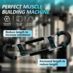 Twister Arm Trainer, 66-110lb Adjustable Fitness Equipment, Chest Workout Equipment for Men, Portable Detachable Upper Body Forearm Strengthener Shoulder Arm Exerciser for Home Gym - Image 6