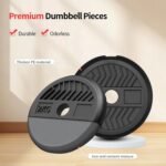 Adjustable Dumbbells,20/30/40/60/80lbs Free Weight Set with Connector, 4 in1 Dumbbells Set Used as Barbell/Kettlebells/Push up Stand, Fitness Workout Equipment for Home Gym for Youth,Women/Men - Image 3