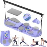 Professional Pilates Reformer Board - Foldable Home and Studio Pilates Equipment for Full Body Workout, Unisex | Portable Gym Equipment for Core Strength and Pilates Training