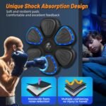 WeGuard Music Boxing Machine, Wall Mounted Music Boxing Machine for Kids Adult, Bluetooth Punching Machine with Boxing Gloves, Boxing Fitness Workout Equipment for Home, Office, Gym - Image 4
