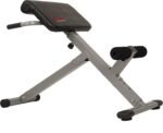 Sunny Health & Fitness Foldable Hyperextension Roman Chair w/Back Extension, Home Gym Sit Up Bench for Glute & Ab Workouts, Optional Adjustment Incline & Multi-Function Heavy-Duty Exercise Equipment - Image 2