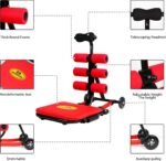Total Foldable Ab Machine, Sit Up Bench, Abs Trainer Exerciser Equipment,Abdominal Portable Workout Crunch Core Fitness for Women Home Gym Systems. - Image 3