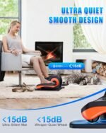 Under Desk Elliptical Machine, Electric Ellipse Leg Exerciser as Seen on Tv for Seniors with 12 Adjustable, Quiet Portable Elliptical Machine, Seated Pedal Exerciser with Remote Control - Image 5