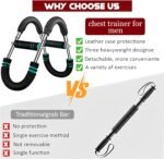 Twister Arm Trainer, Adjustable 40-100lbs Chest Workout Equipment, Chest Trainer for Men, Shoulder Muscle Training Fitness Equipment, Detachable Design Fitness Anywhere - Image 3