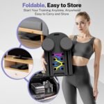 Pilates Board, Foldable Pilates Reformer Equipment with Timer, 7-in-1 Multi-Purpose Portable Pilates Reformer Machine Home Pilates Kit for Home Workout, Fitness, Exercise, Abs, Core Equipment - Image 7