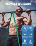 Resistance Bands for Working Out: 5-Levels Exercise Bands Set - Pull Up Assistance Elastic Silicone - Physical Therapy/Stretching/Training - Home Gym for Women/Men - Image 4
