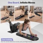 Pilates Board, Foldable Pilates Reformer Equipment with Timer, 7-in-1 Multi-Purpose Portable Pilates Reformer Machine Home Pilates Kit for Home Workout, Fitness, Exercise, Abs, Core Equipment - Image 3