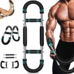 Twister Arm Trainer, 40-100 Lb Adjustable Power Twister Bar, Chest Shoulder Arm Workout Equipment, Portable Shoulder Strength Exerciser Machine for Fitness People