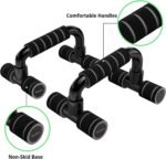 READAEER Push Up Bars Gym Exercise Equipment Fitness 1 Pair Pushup Handles with Cushioned Foam Grip and Non-Slip Sturdy Structure Push Up Bars for Men & Women - Image 3