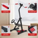 Adjustable Pedal Exerciser Bike for Seniors - Hand Arm Leg and Knee Therapy, Stroke Recovery, Portable Fitness Equipment for Total Body Workout - Great Gift for Elderly Rehab - Image 3