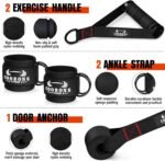 Heavy Resistance Bands for Working Out, 300LBS Exercise Bands with Handles, Workout Bands for Men, Weight Fitness Bands Set for Muscle Training, Strength, Slim, Yoga, Home Gym Equipment - Image 4
