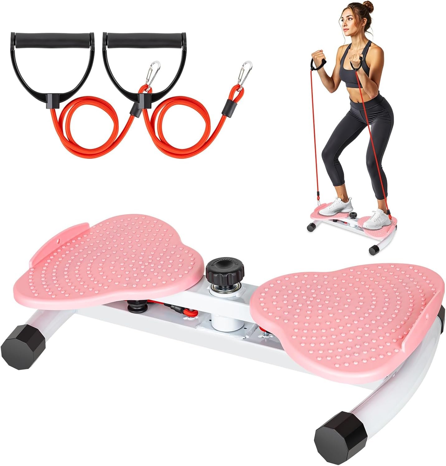 71UfHNpxLVL._AC_SL1500_.jpg Ab Twister Board, Flexforge Pilates Twister, Waist Twisting Machine - 300 lbs, Pilates Waist Twister for Women Belly Fat Loss, Home Gym Equipment for Women/Men - Image 1