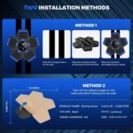 2025 Music Boxing Machine for Adults and Kids, Smart Bluetooth Boxing Training Equipment with Gloves Wall Mounted, Workout Punching Machine for Home,Office and Gym - Image 6