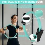 Pilates Ring Essentials Kit for Women, Home Workout Equipment Set with 9.8” Ball, Resistance Bands, Magic Circle, Accessories, Pilates Set for Beginners, Toning, Fitness Gift Idea - Image 3