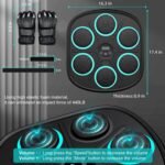New Music Boxing Machine for Adults and Kids, Training Machine with LED Electronic Wall Mounted, Suitable for Home, Office, Gym, Fun Fitness Equipment with Premium Gloves - Image 6