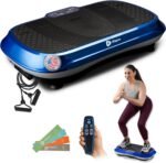 Lifepro Waver Vibration Plate Exercise Machine – High-Intensity Vibration for Muscle Activation, Full-Body Workout Vibrating Platform with Loop Bands, Fitness Equipment for Strength Toning & Fat Loss