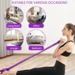 21 Fitness Resistance Bands-8 Tube Pedal Ankle Puller 2025 Upgrade Stretch Bands for Exercise Sit Up Exercise Equipment AB Training Auxiliary Device Workout Equipment for Women Men - Image 3