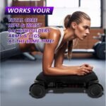 Ab Roller Wheel, Automatic Rebound Abdominal Wheel for Core Workout, Workout Equipment for Difficult Abdominal & Core Strength Training,pilates board - Image 5