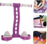 VANZACK Yoga Resistance Band Foot Pedal Puller Purple Tension Rope for Home Workouts Elastic Pedal Pulling for Abdomen and Leg Exercises Lightweight and Portable Fitness Equipment - Image 3