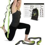 Gradient Fitness Stretching Strap for Physical Therapy, 12 Multi-Loop Stretch Strap 1.5" W x 8' L, Neoprene Handles, Physical Therapy Equipment, Yoga Straps for Stretching, Leg Stretcher.