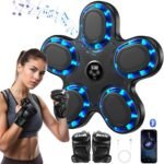 2025 Cutting-Edge Music Boxing Machine for Kids, Smart Bluetooth-Enabled Wall-Mounted Fitness Marvel with Premium Boxing Gloves, Ultimate Home Punching Workout Companion (Revolutionary Upgrade)