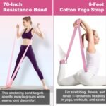 Pilates Ring Essentials Kit for Women, Workout Equipment Set for Home with 12'' Magic Circle, Mini Ball, Resistance Bands, Hip Thrust Belt, Accessories, Pilates Set for Legs Arms and Thighs - Image 7