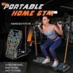 LALAHIGH 25-in-1 4rd Generation Push Up Board - Multi-Functional Foldable Gym System with Resistance Bands, Pilates Bar & Pulleys, Portable Workout Equipment for Men & Women, Chest/Back/Abs Training - Image 6