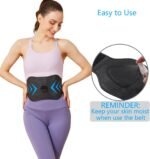 ABS Stimulator, EMS Muscle Stimulator, Ab Machine, Fitness Workout Equipment for Women and Men, Portable Muscle Toner for Abdomen, Black blue - Image 2