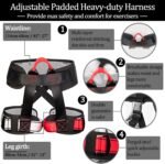 Dasking Heavy Bungee Resistance Band Set Gravity Yoga Bungee Cord Resistance Belt Set 4D Bungee Dance Rope Workout Fitness Home Gym Professional Training Equipment - Image 3