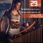 Fitness Belt, Abs Stimulator Full Body Ab/Arm/Hip Trainer Abs Trainer Electronic Toning Belts home workout equipment for Abdomen/Waist/Leg/Arm/Hip - Image 2
