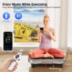 Vibration Plate Exercise Machine, 180 Speed Levels Vibration Plate for Lymphatic Drainage, Whole Body Workout Vibrating Fitness Platform, Effective for Weight Loss, Shaping, Toning & Wellness - Image 2