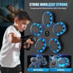 2025 Cutting-Edge Music Boxing Machine for Kids, Smart Bluetooth-Enabled Wall-Mounted Fitness Marvel with Premium Boxing Gloves, Ultimate Home Punching Workout Companion (Revolutionary Upgrade) - Image 7