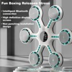 Music Boxing Machine, Smart Music Boxing Machine with Bluetooth, Home Wall-Mounted Training Gear, Boxing Training Punching Equipment with Gloves, Fitness and Reflex Improvement1 - Image 2