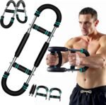 2025 Pro Twister Arm Trainer, 40-100lb Adjustable Power Twister Bar, Chest Shoulder Arm Workout Equipment, Portable Detachable Upper Body Fitness Machine for Home & Gym