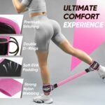 Ankle Resistance Bands with Cuffs,Workout Sets for Women, Resistance Bands for Working Out, Exercise Band for Leg Booty, Home Gym Workout Equipment, Ankle Weights Fitness Band Set - Image 6