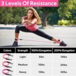 Ankle Resistance Bands, Ankle Bands for Working Out with Cuffs, Ankle Resistance Band, Glutes Workout Equipment, Butt Exercise Equipment for Women Legs and Glutes - Image 6