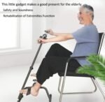 Pedal Exerciser Bike Hand Arm Leg and Knee Peddler Adjustable Fitness Equipment for Seniors, Elderly Home Pedal Exercise Bike for Total Body, with Gift Box & Monitor - Image 7