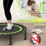 Foldable Mini Trampoline, 40"/48" Rebounder Trampoline for Adults & Kids, 440lbs Capacity Indoor Fitness Workout Exercise Equipment - Image 4