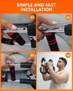 Twister Arm Trainer, Adjustable Resistance Spring Workout Bar for Chest, Arms, Shoulders and Forearms Muscle Training, Portable Home Fitness Equipment, Upper Body Strength Trainer - Image 6