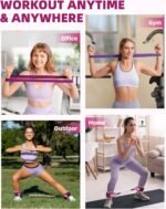 Resistance Bands Set – Resistance Band and Adjustable Ankle Exercise Bands with Cuffs Great Equipment for Training, Working Out, Yoga,Home Gym with Training Guidance & Carry Bag,Set of 8 - Image 4