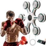 Music Boxing Machine, Smart Music Boxing Machine with Bluetooth, Home Wall-Mounted Training Gear, Boxing Training Punching Equipment with Gloves, Fitness and Reflex Improvement1