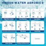 Hikeen 6-Piece Water Aerobics Pool Exercise Equipment, Aqua Aerobics Equipment Set,Includes High Density Water Dumbbell Aqua Belt and Ankle Weights for Aquatic Therapy,Pool Fitness - Image 7