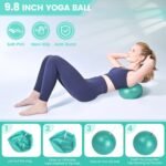 Pilates Ring Essentials Kit for Women, Home Workout Equipment Set with 9.8” Ball, Resistance Bands, Magic Circle, Accessories, Pilates Set for Beginners, Toning, Fitness Gift Idea - Image 7